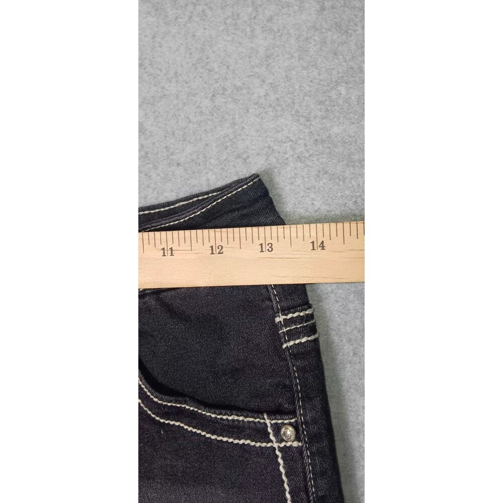 Romwe Kawaii Y2K Gyaru Faux Fur Denim Mini Skirt S Retro Bratz Mall Goth Grunge - Picture 7 of 14
